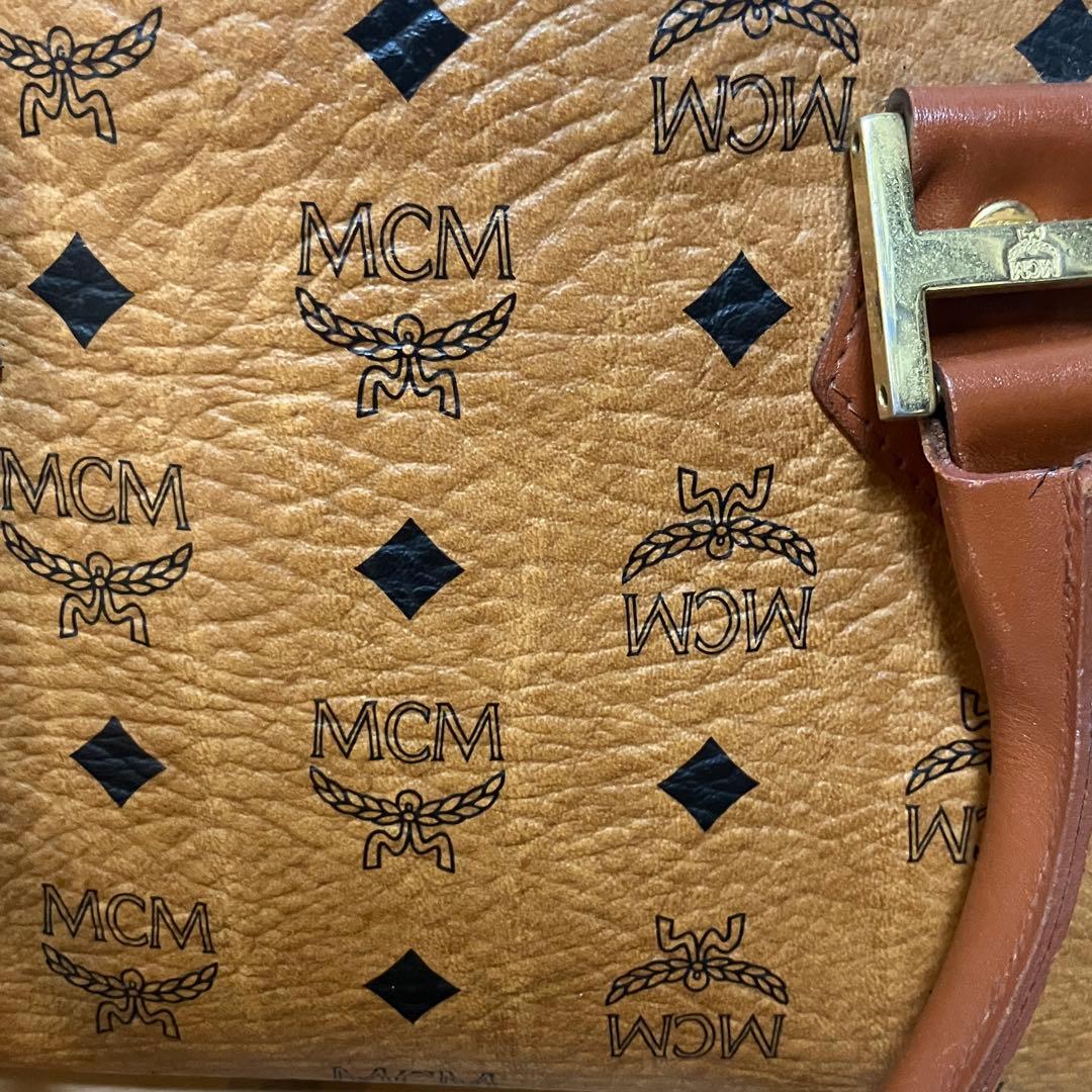MCM ボストンバッグ ブラウン