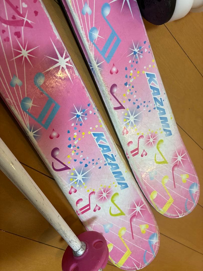 板106cm ブーツ20cmスキーセット身長100〜120cm用　スノーブーツ付