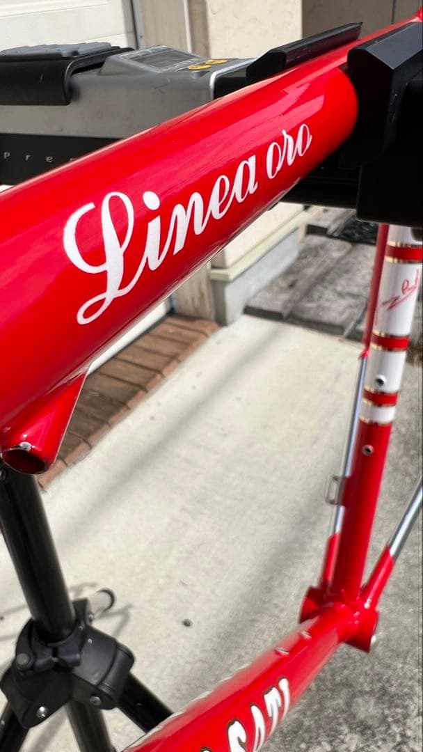 casati linea oro 美品 カザーティ クロモリ スチールバイク