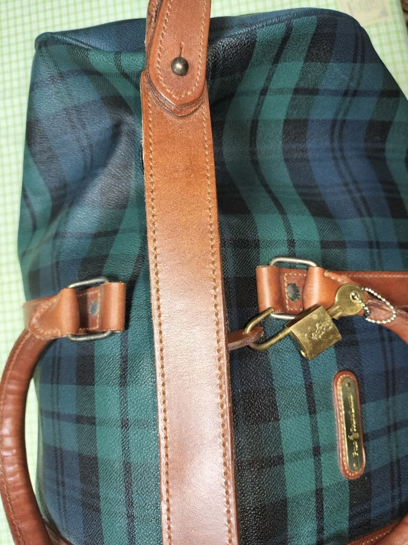 POLO RALPH LAUREN　ポロ ラルフ ローレン　ボストンバッグ　鍵有