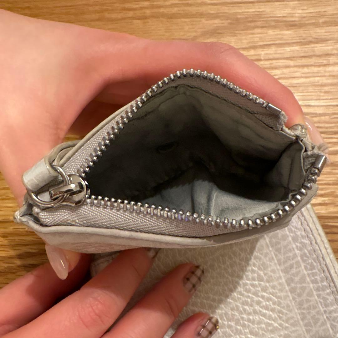 Maison Margiela 白　三つ折り財布　マルジェラ　財布　レディース