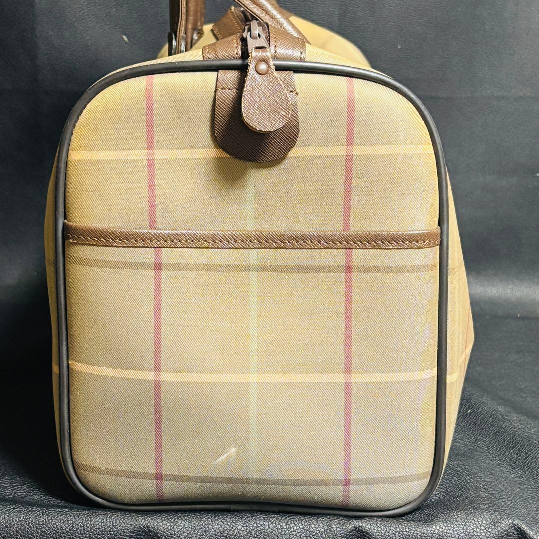 BURBERRYSバーバリー チェック柄 ボストンバッグ　ミニボストン