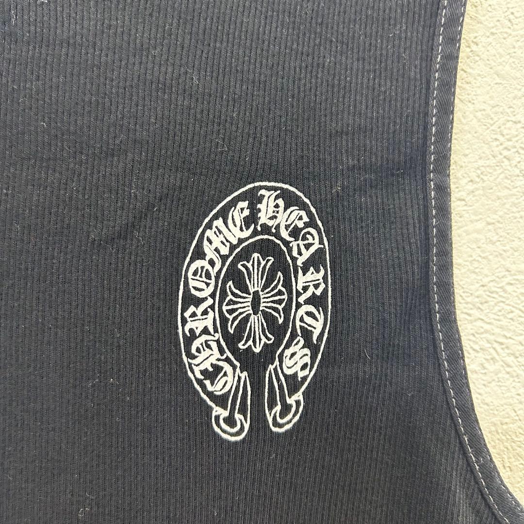 希少chrome hearts クロムハーツ(L)ホノルル限定/黒/タンクトップ