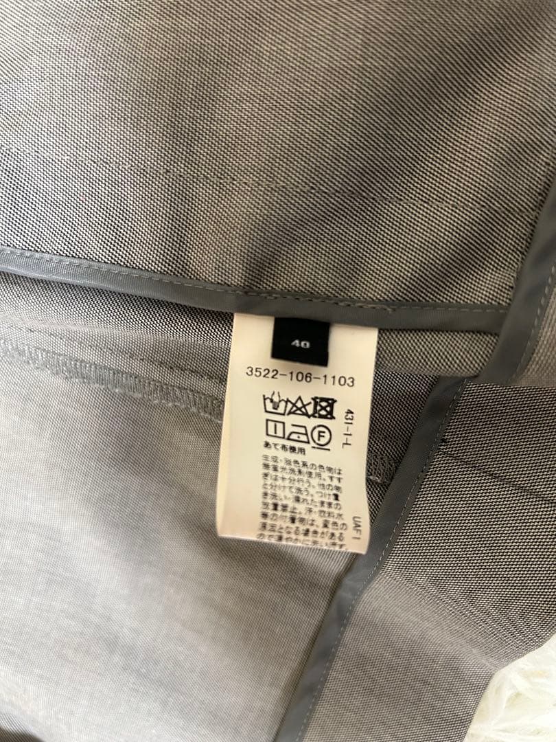 green label relaxing パンツスーツ セットアップ40 グレー
