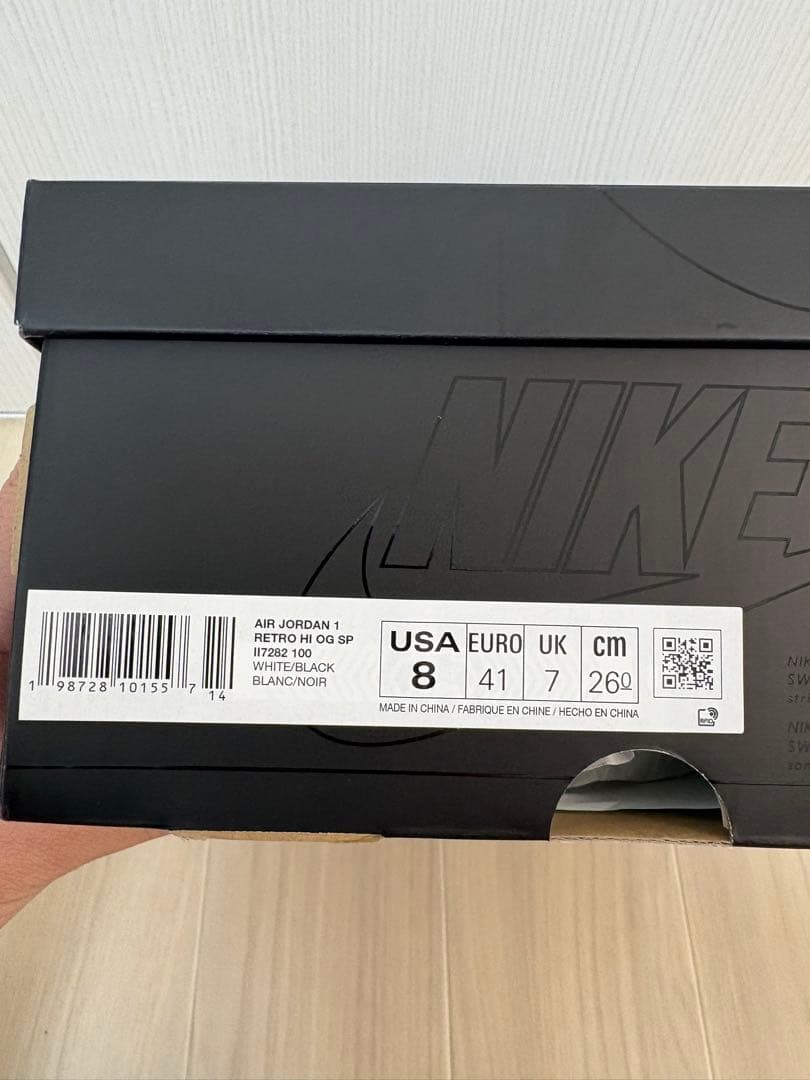 fragment×UNION×Nike Air Jordan 1 26cm