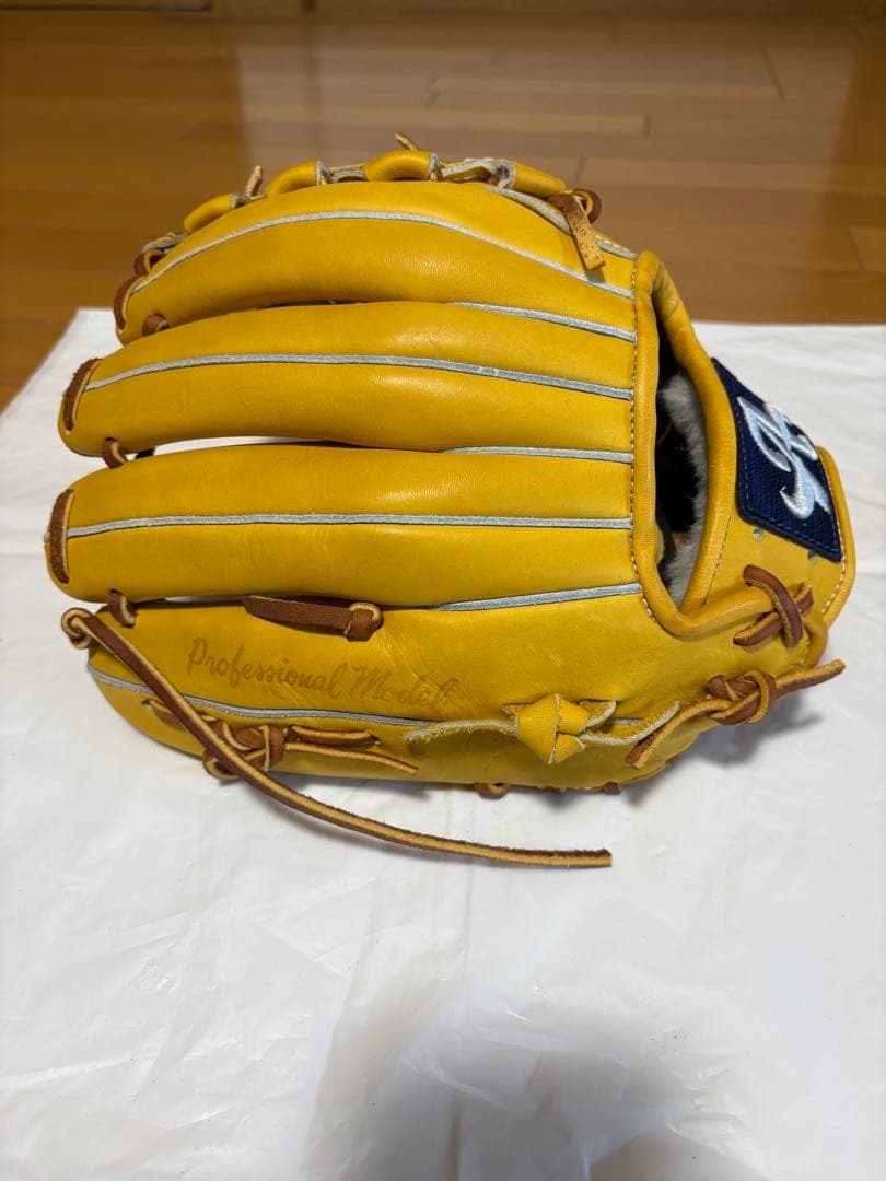 アサダスポーツ 軟式オーダーグローブ 内野用　 ナチュラル　収納袋付き