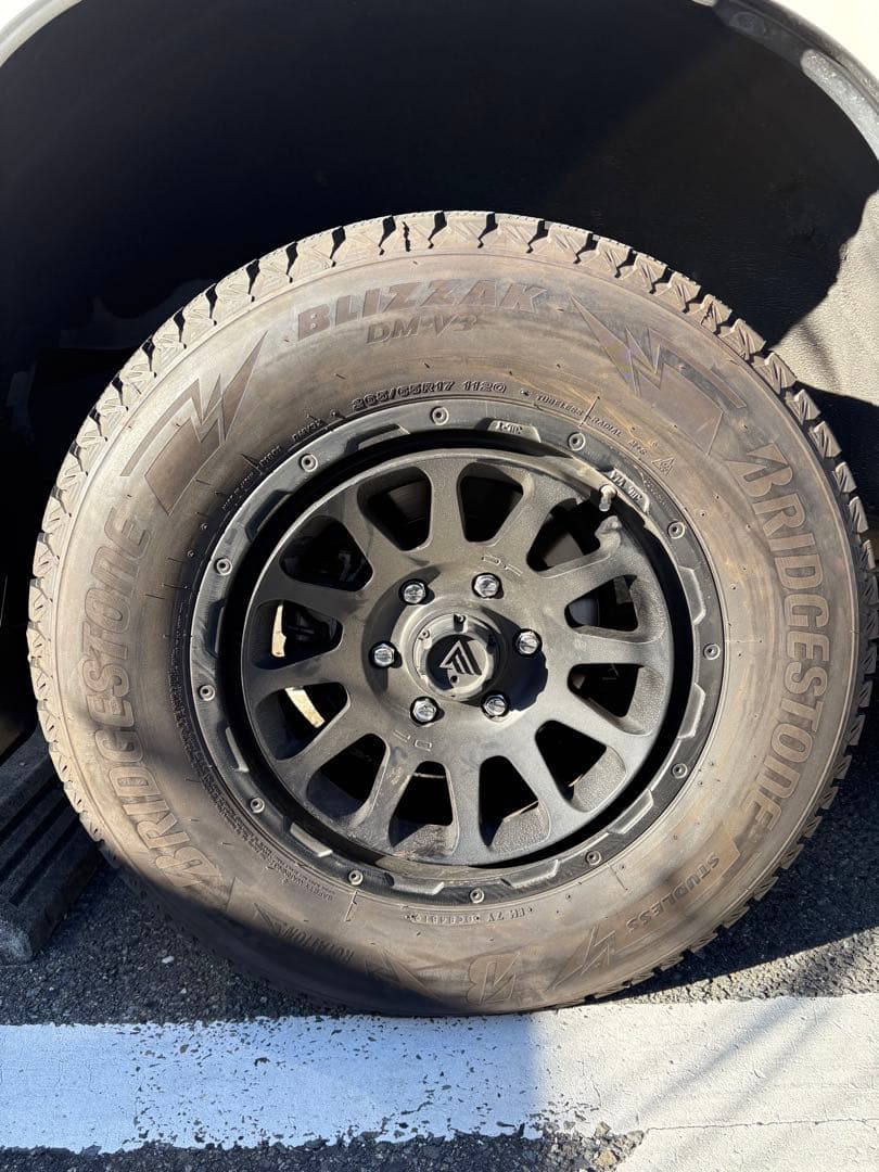 デルタフォースオバールBRIDGESTONE17インチ タイヤ・ホイールセット