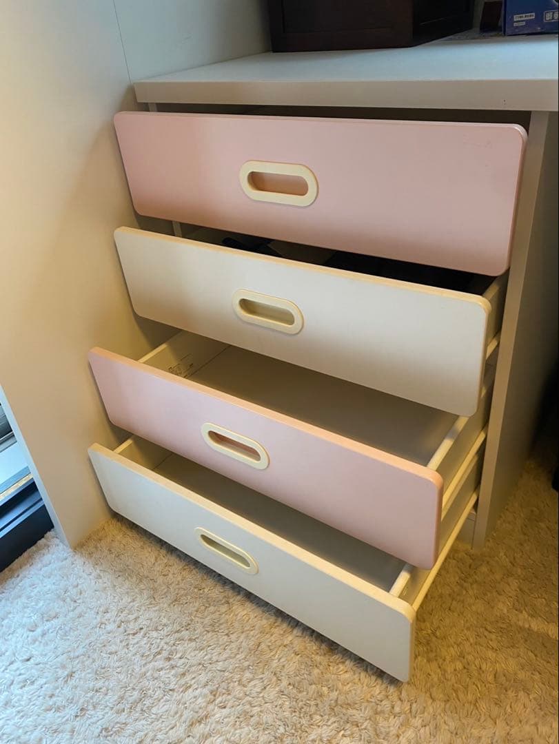 IKEA STUVA ロフトベッド デスク付　ホワイト