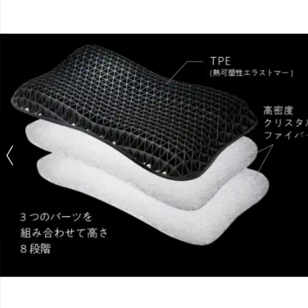 ヒツジのいらない枕 　新・ハイブリッド3層構造　ディノス