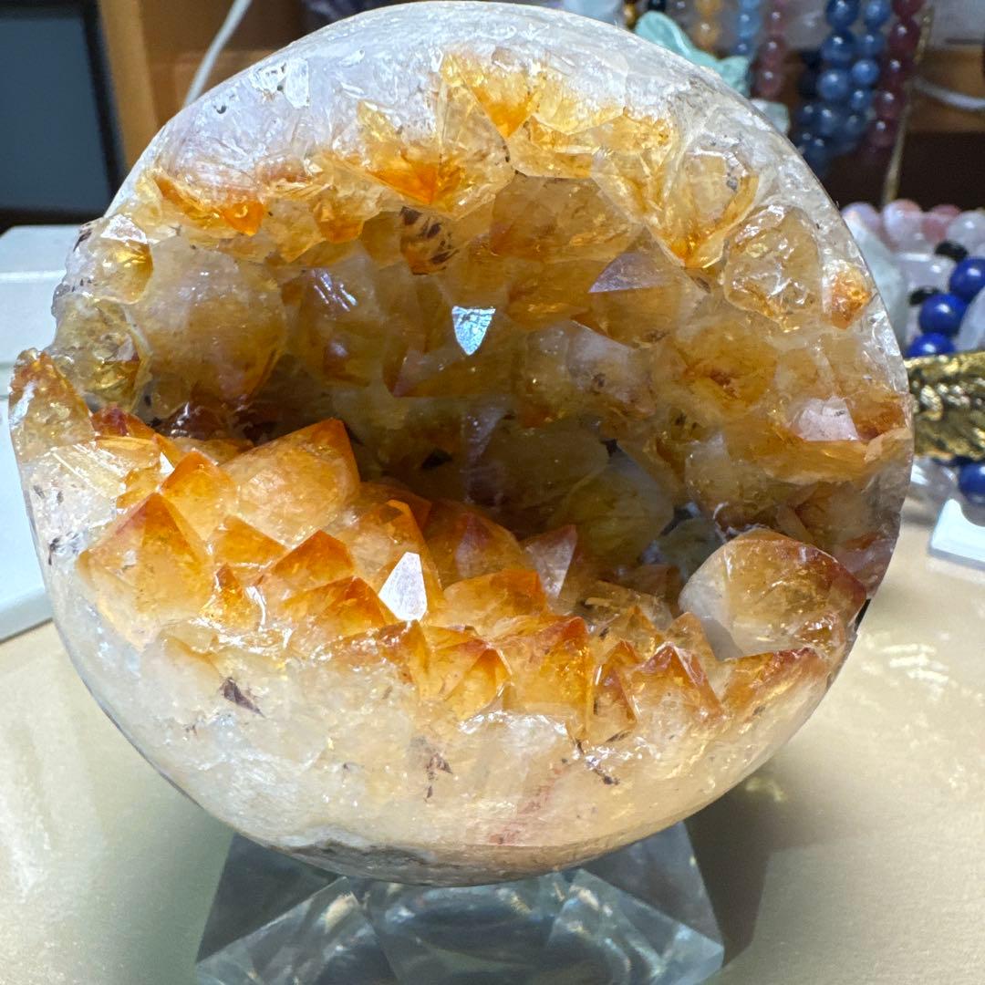 レア❤️ 大物　シトリン　笑い口　金運　天然石　大人気