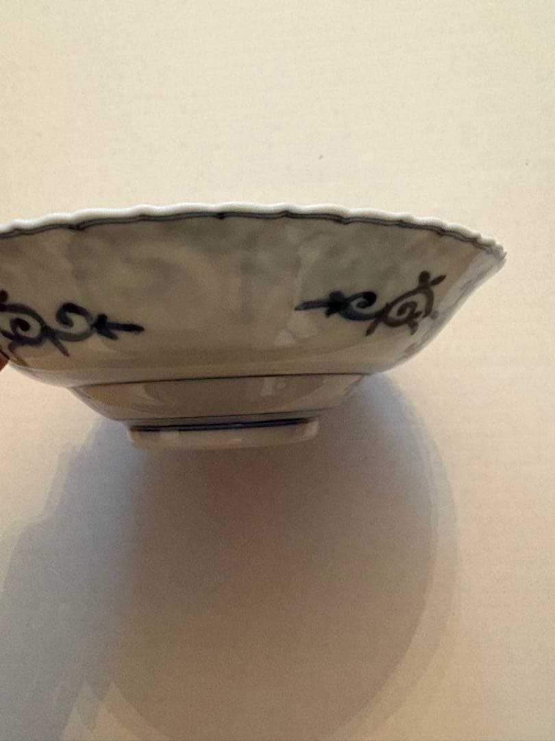 山本長左　6号輪花鉢 丸紋松竹梅✨新品