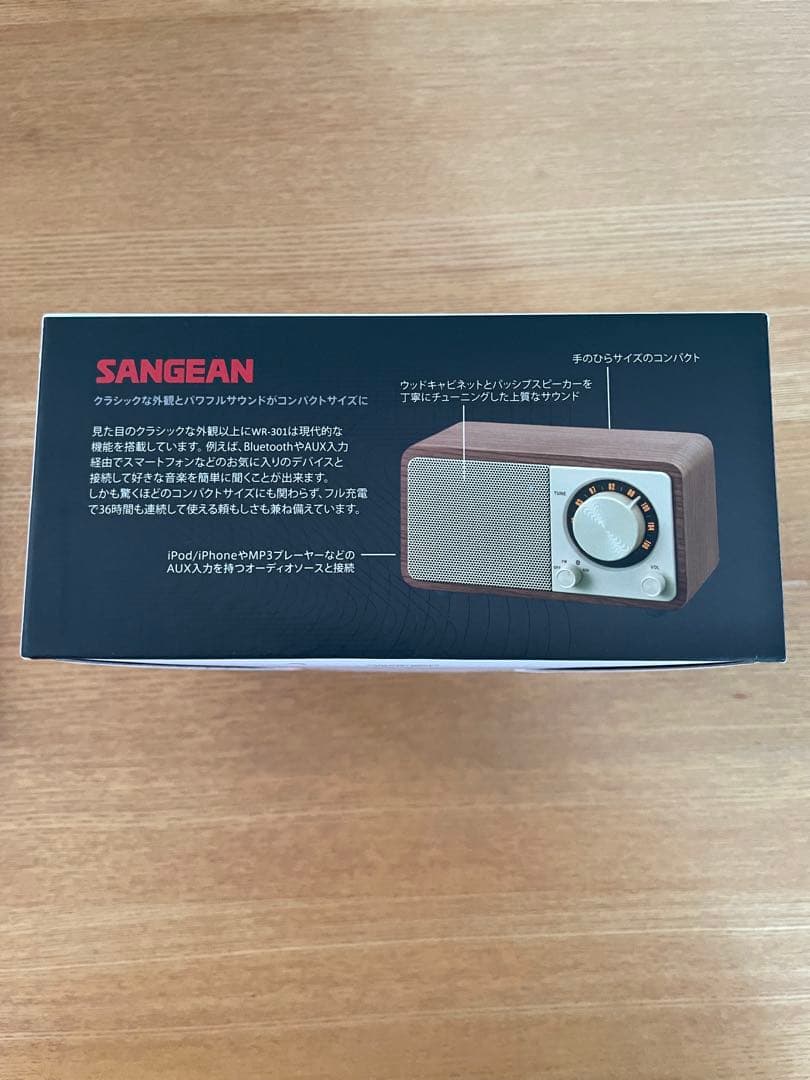 Sangean WR-301 FMラジオ対応 (オマケの外部アンテナ)