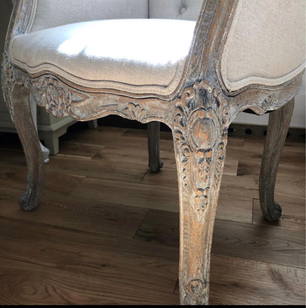 サラグレース フレンチリネン Classicソファチェア