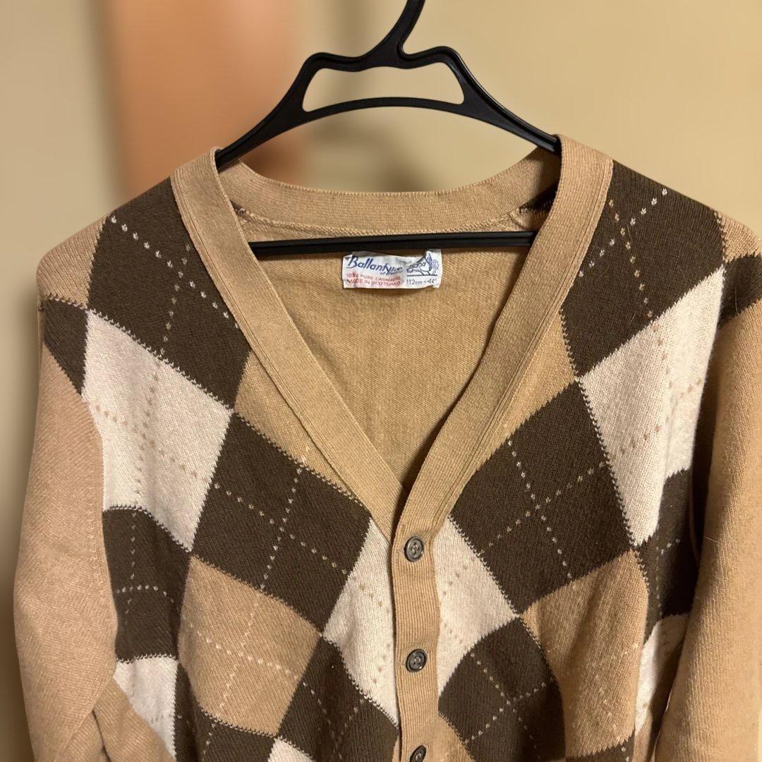 Ballantyne 100% PURE CASHMERE カーディガン　44