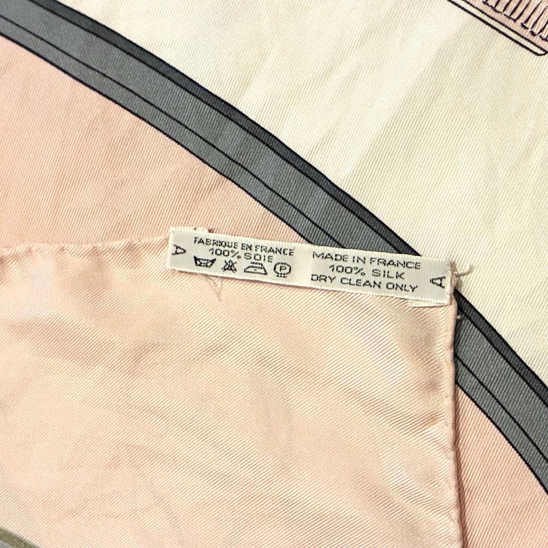 HERMES シルク100%スカーフ SPRINGS カレ90