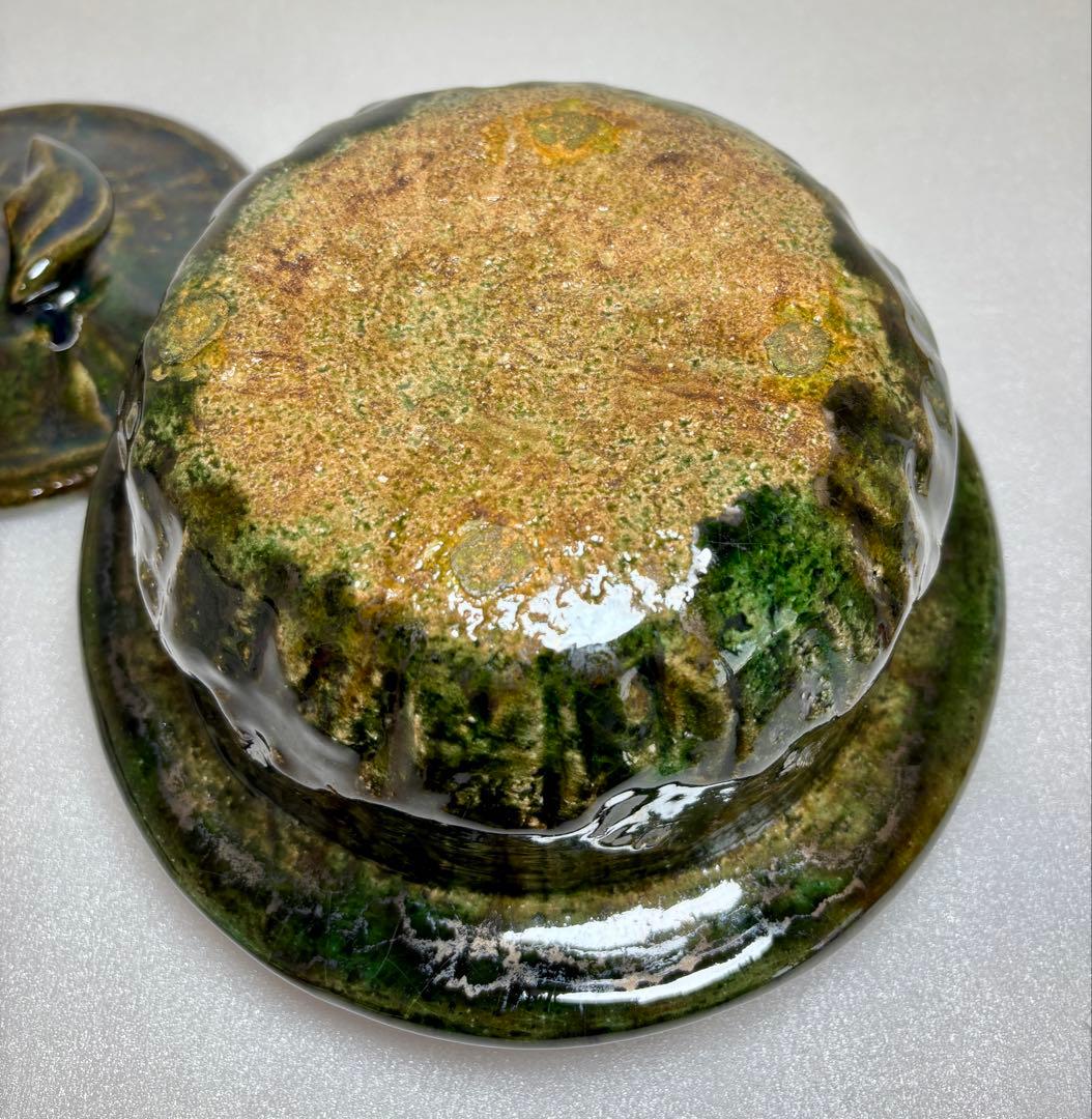 雲井窯　土鍋　2合炊き　織部きまぐれ御飯鍋　即日発送