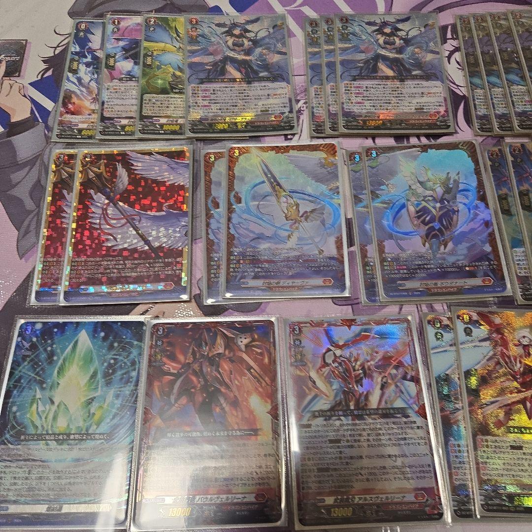 ヴァンガード　装備高レア　バヴサーガラ　デッキ　スリーブ付き