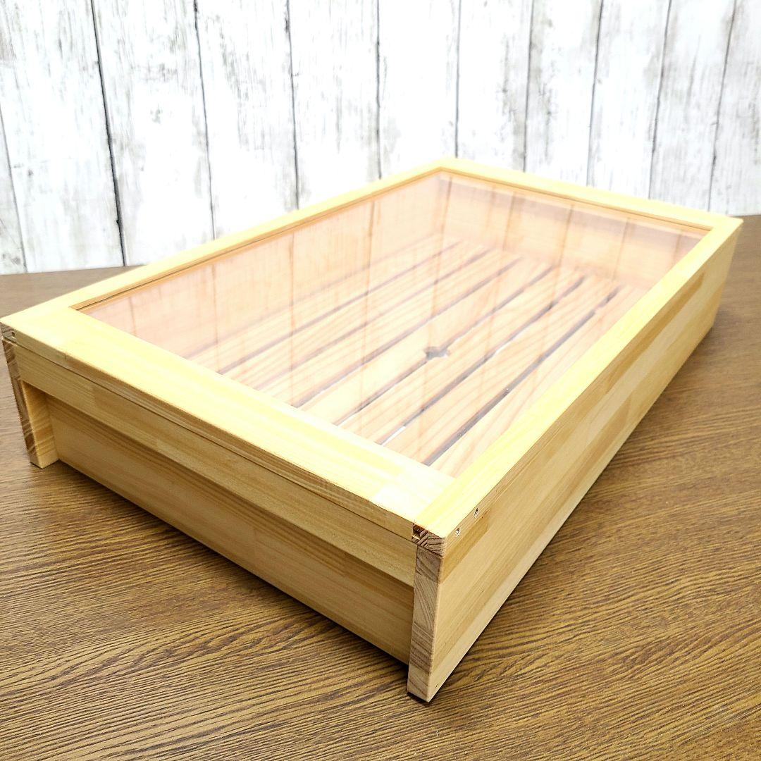 No11189【新品】 寿司ネタケース ネタ箱　目皿・アクリル蓋付【保冷剤付き】