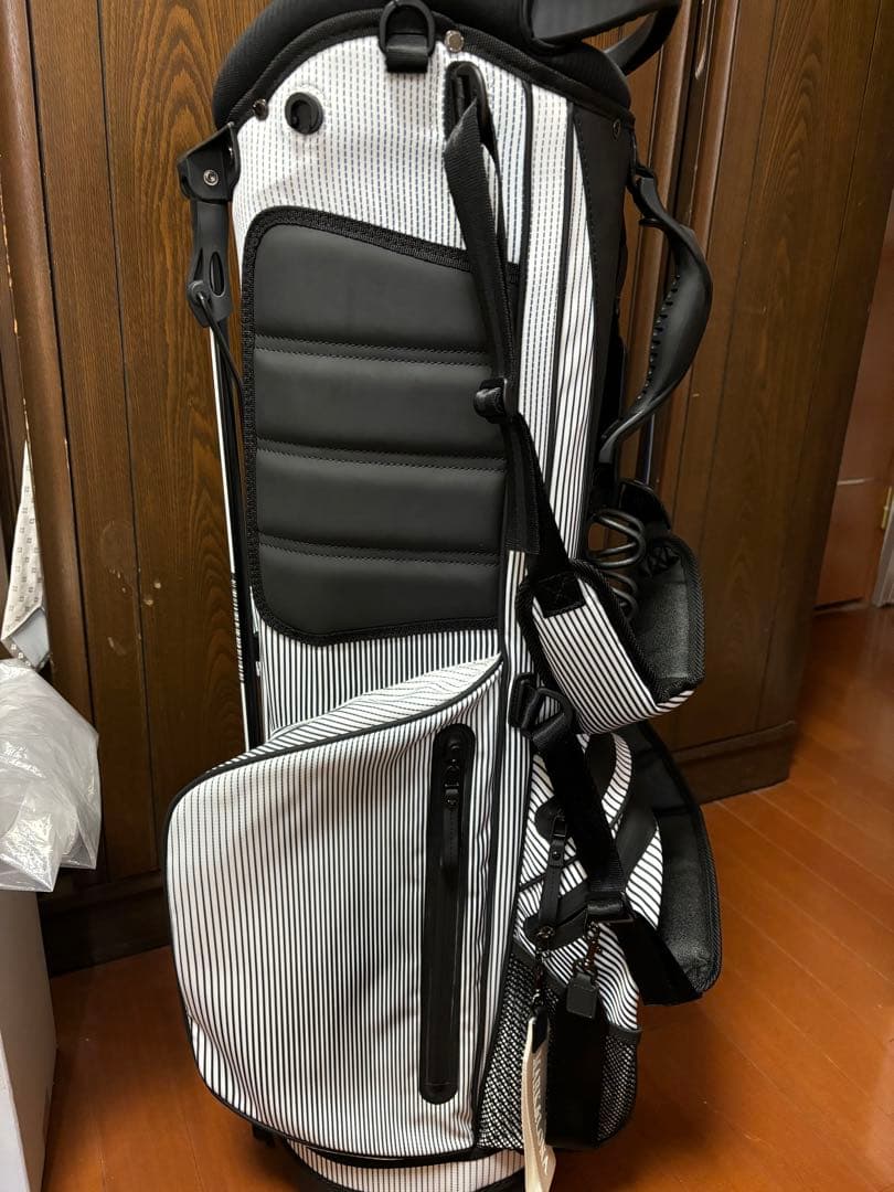 MARK & LONA キャディバッグ ホワイト ブラック