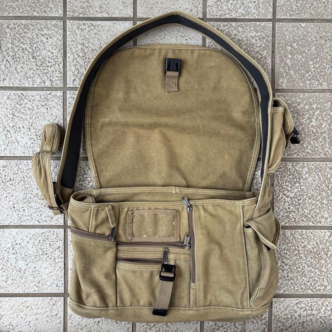 希少　エルエルビーン メッセンジャーバッグ カーキ アメカジ y2k ミリタリー