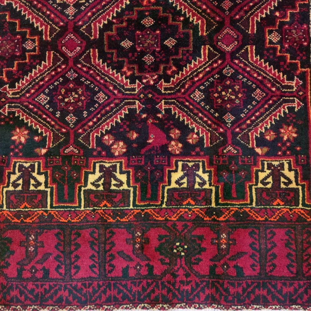 ペルシャ絨毯 バルーチ 手織り 240x118ｃｍ ウール balouch