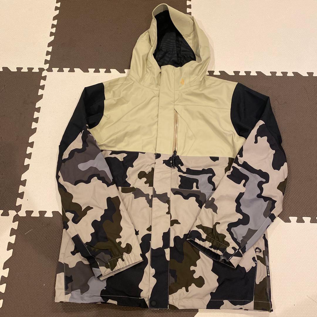 VOLCOM GORE-TEX カモフラージュ スノーボードウェアセット