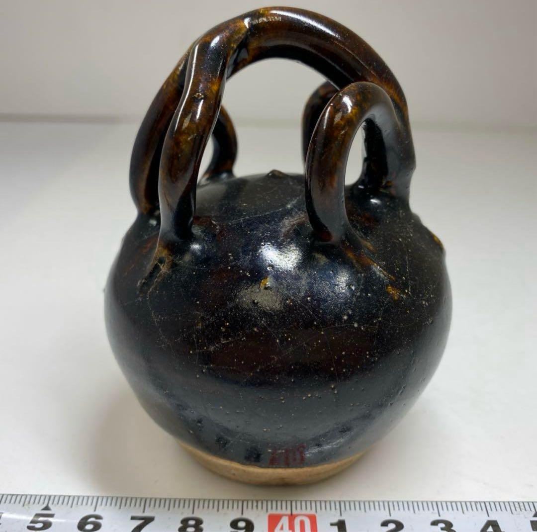 中国宋時代　黒紬水滴　高さ10㎝