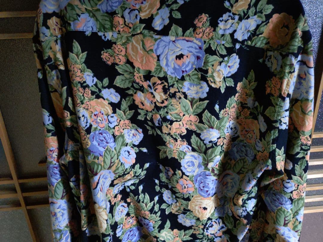 名作　希少XL　Supreme 14FW Flower Shirt Floral