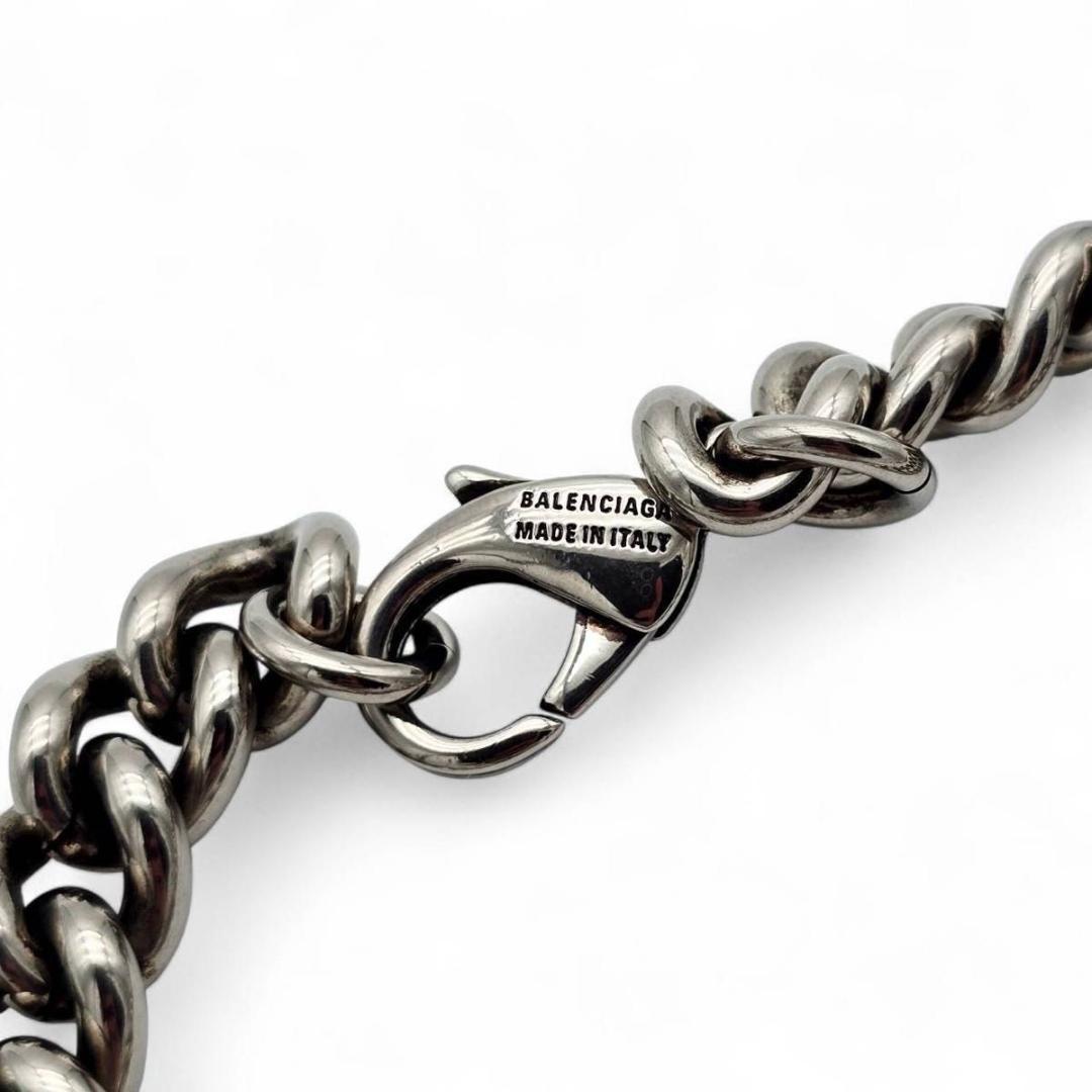 美品 BALENCIAGA バレンシアガ グルメットネックレス BB icon.