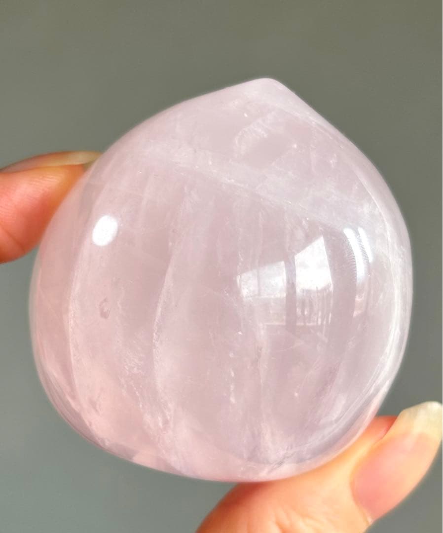 かおる様　レア　高品質　スター　ローズクォーツ　BIG 桃　もも　置物　天然石