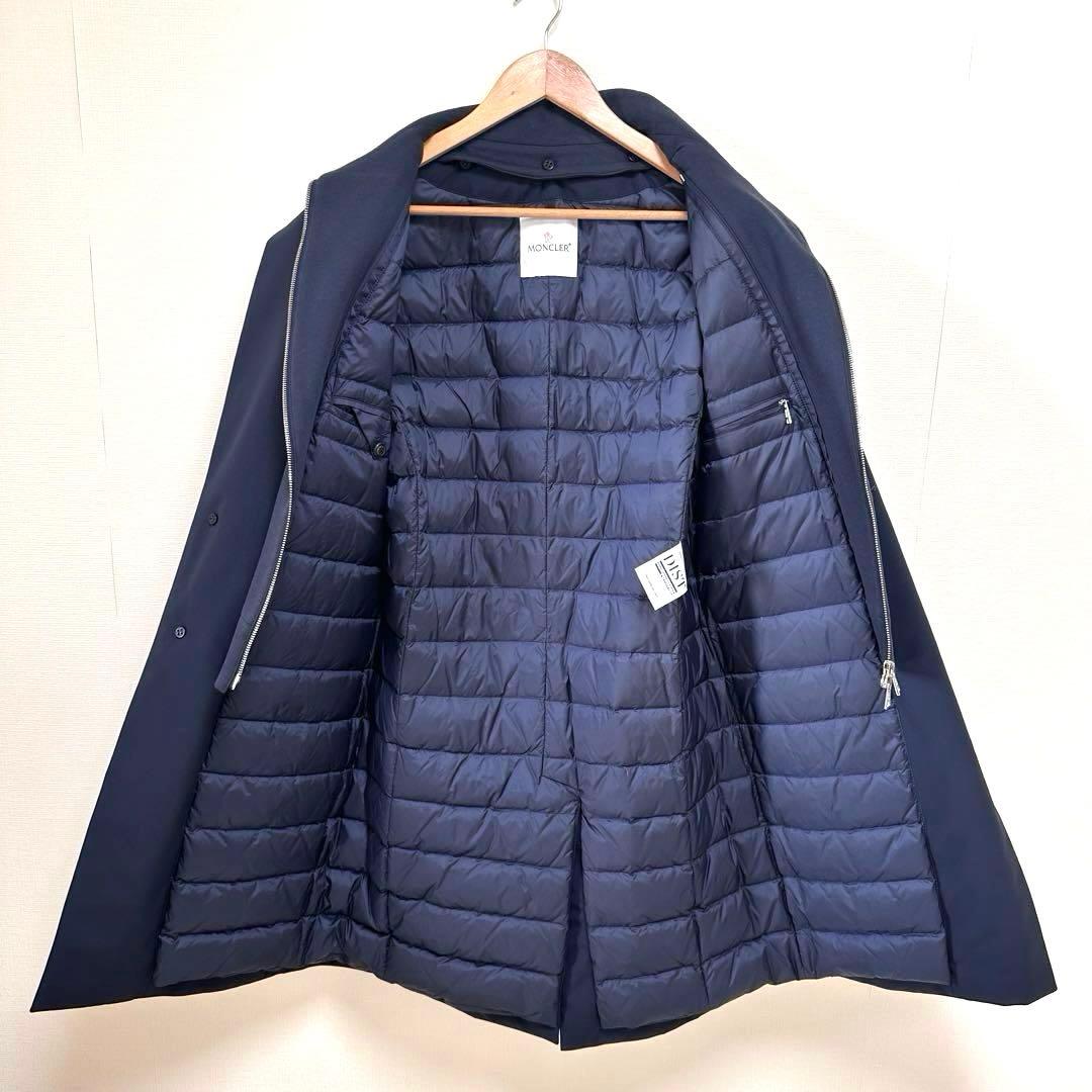 【正規品】MONCLER ネイビー チェスターコート 美品✨️ S〜M ビジネス