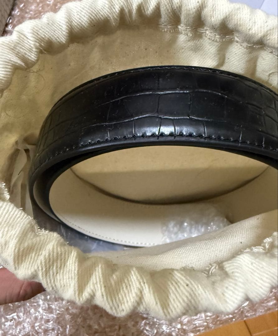 Trendt Vision Croco Belt Black 新品未使用