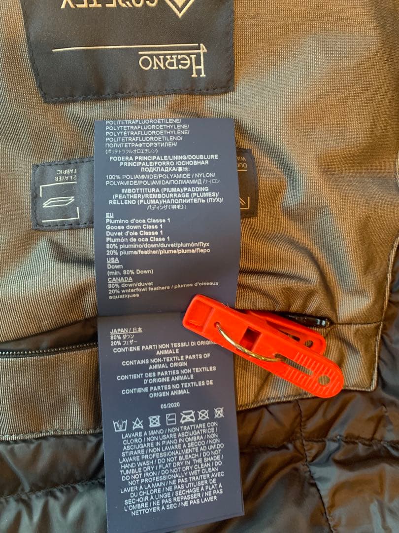 k*i様 HERNO ステンカラーダウンコート