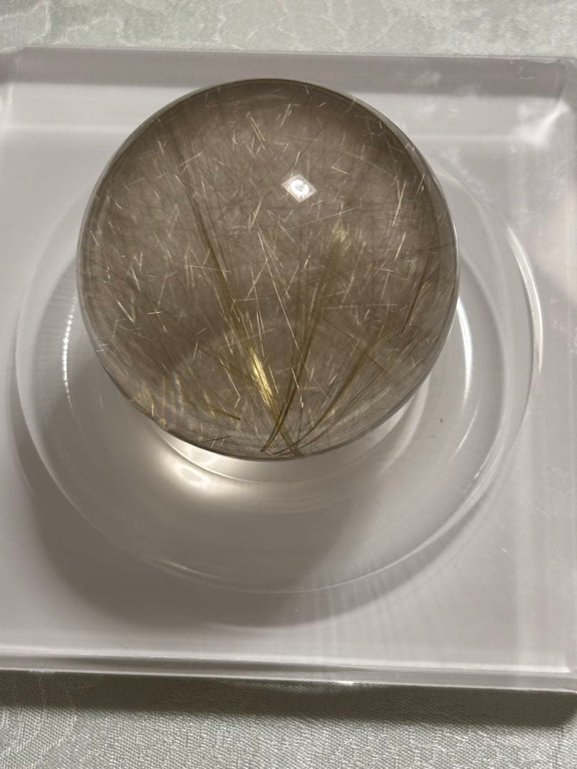 ルチル　52mm スフィア　針いっぱい　透明感抜群　極上品