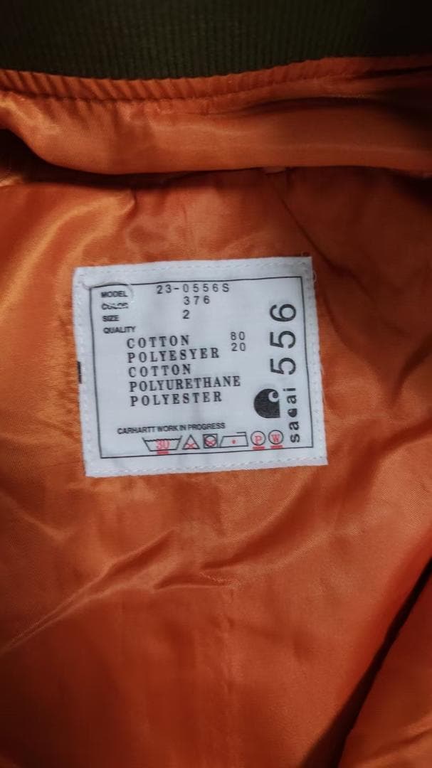 ジャケット・アウター Carhartt WIP Canvas MA-1 Jacket Michigan