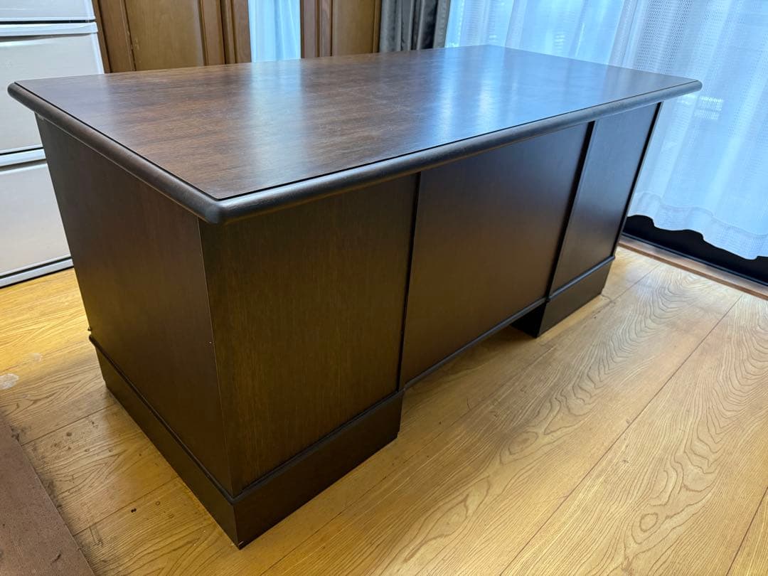 マルニ　Marni 木製書斎机　 両袖机 エグゼクティブデスク ワークデスク