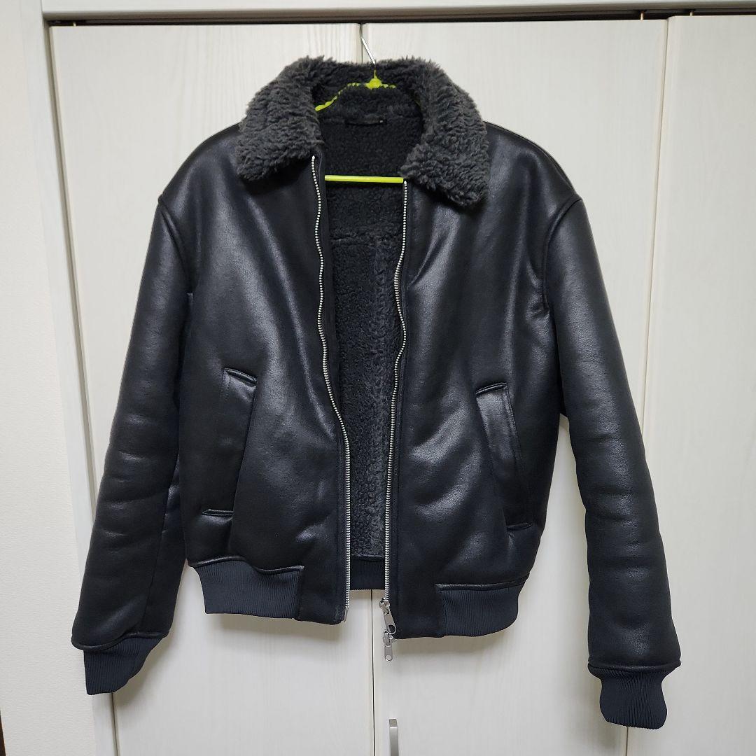 ZARA ダブルフェイス フェイクレザージャケット