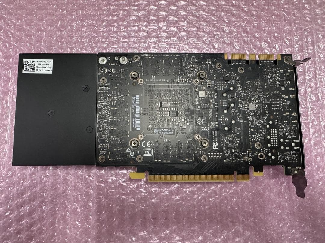 J*2様 NVIDIA Quadro P4000 グラフィックボード　動作確認済