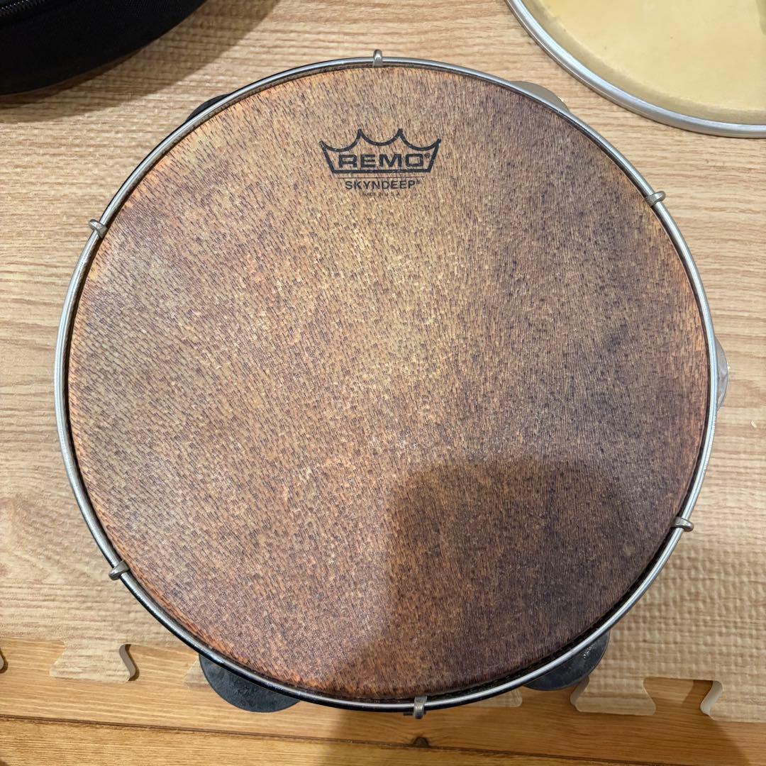 コンテンポラネア パンデイロ PDMV105C Remo ヘッド　ケース付き