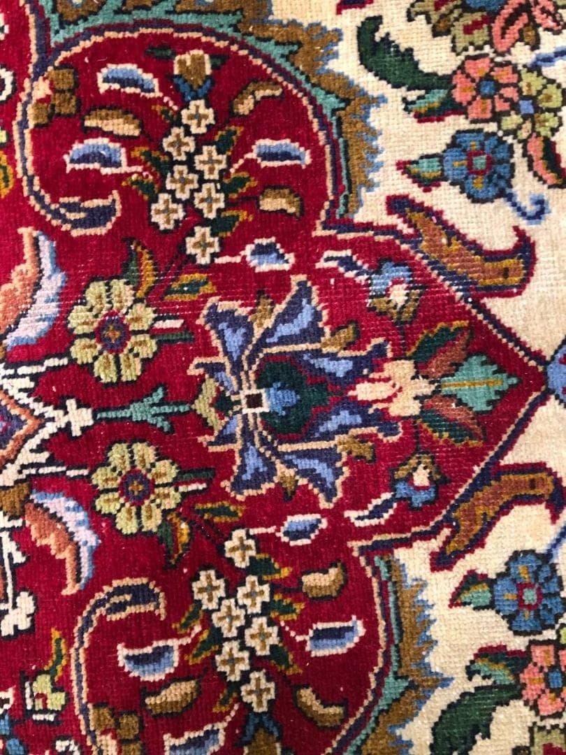 ペルシャ絨毯 ヴィンテージラグ 300×195cm 手織り オールドpersia