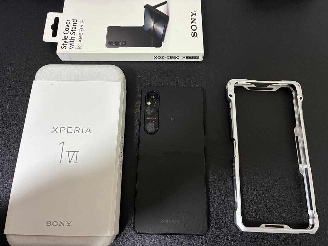 極美品 SONY Xperia 1 VI 256GB SIMフリー黒＋純正ケース