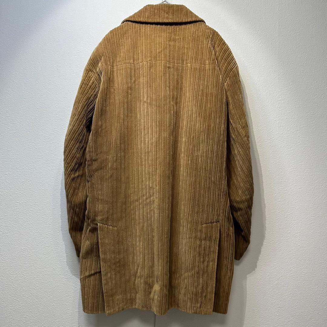 希少 クリスチャン ディオール 上質 コーデュロイ デザイン ステンカラーコート