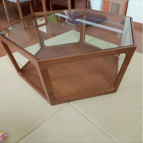 桜屋工業　ガラスリビングテーブル　LT-69-N/W/K