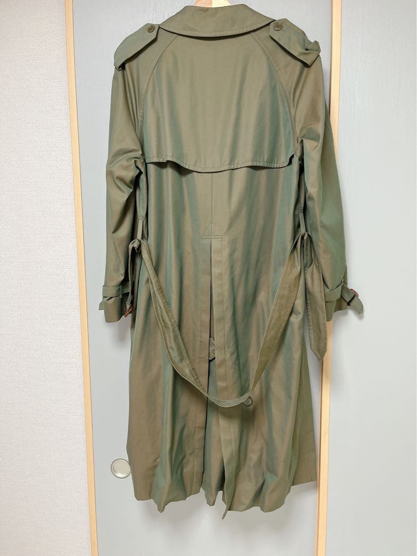 【美品】バーバリーズ 90's ノバチェック 玉虫色 トレンチコート