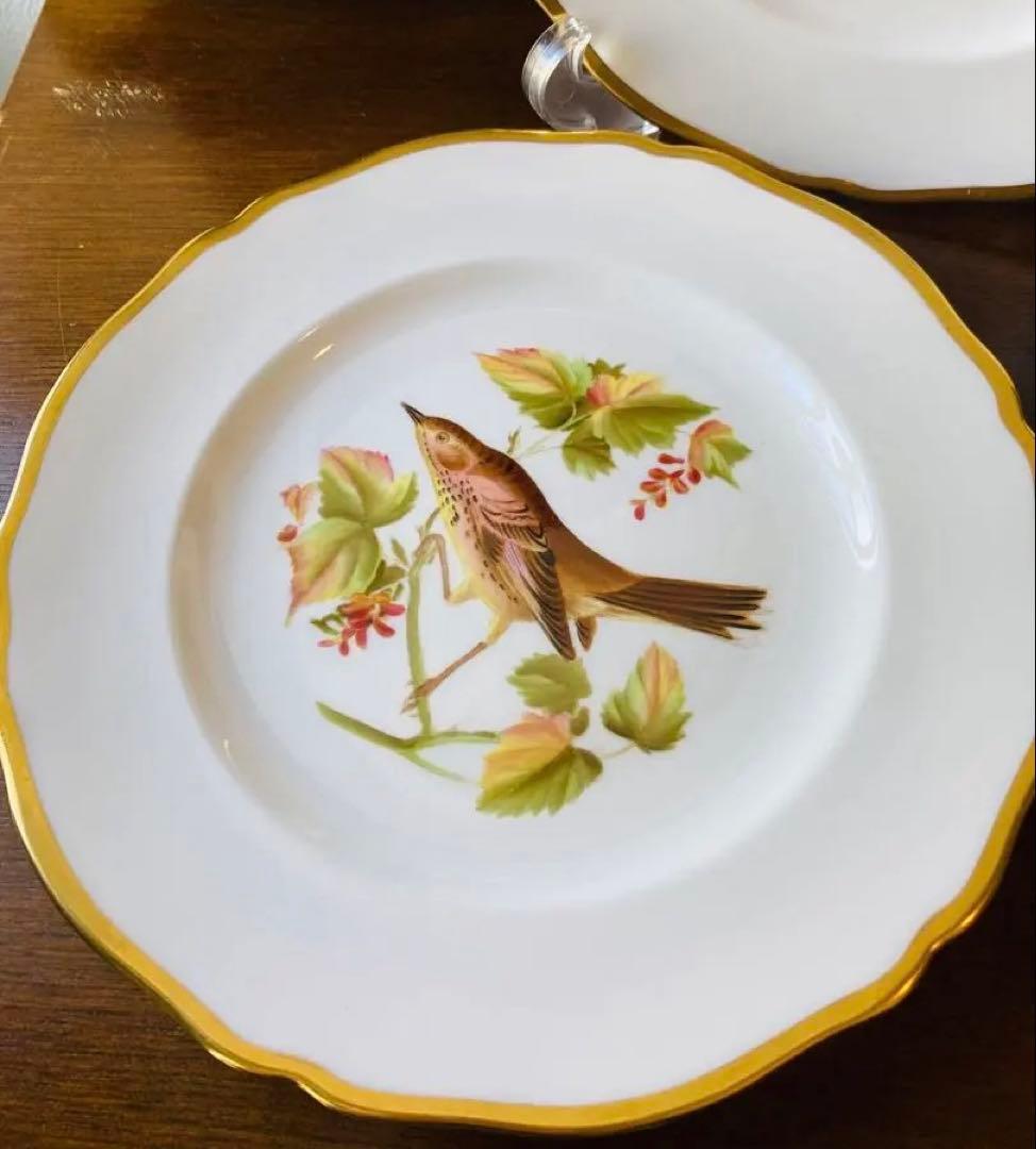 スポード　鳥　皿3枚セット　Spode オーデュボン