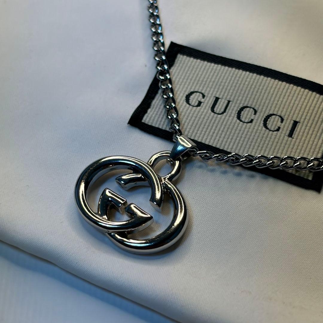 【美品】GUCCI グッチ インターロッキング GG チャーム