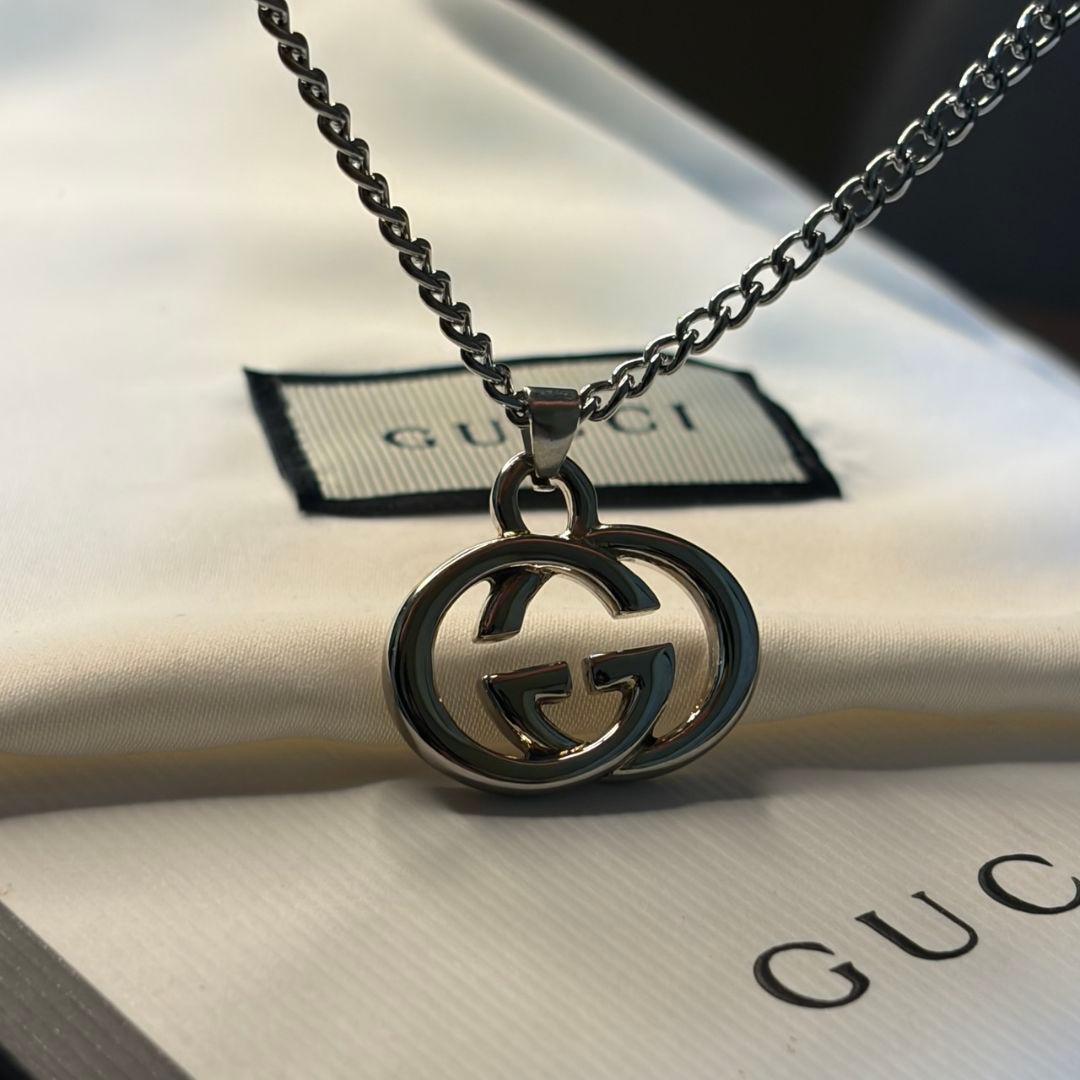 【美品】GUCCI グッチ インターロッキング GG チャーム