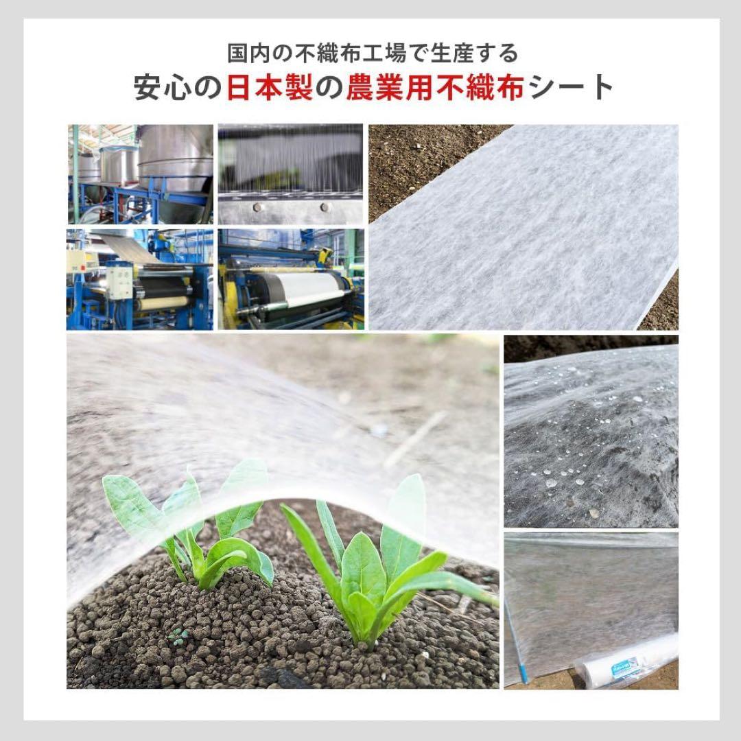 農業用シート 育苗 栽培 園芸用 (パオシート170 白 95cm×200m