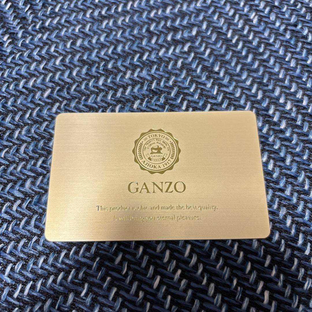 【GANZO】ミネルバナチュラルZIPパース（ブラック）　保証書付