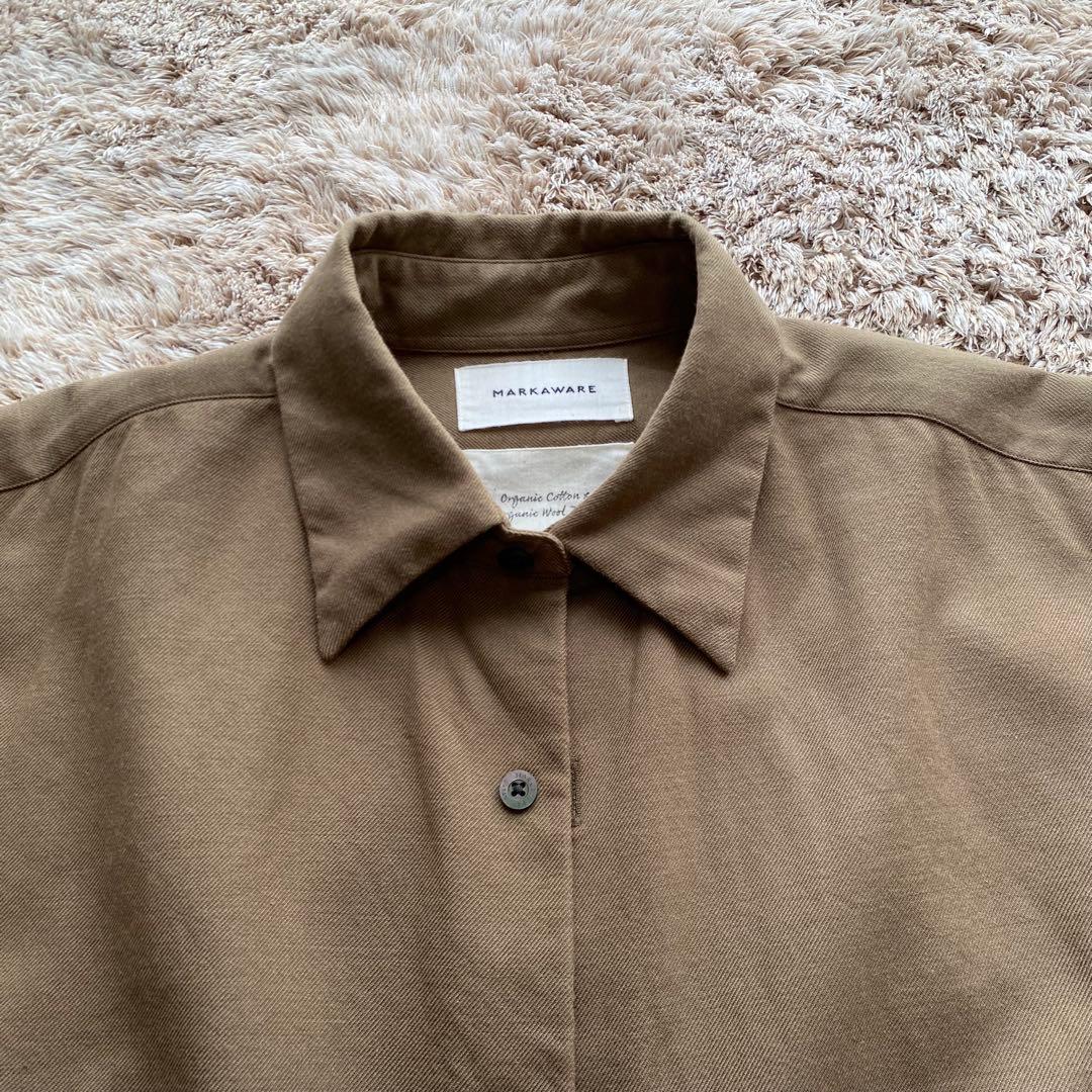 美品✨ MARKAWARE NEW COMFORT FIT SHIRTS ウール